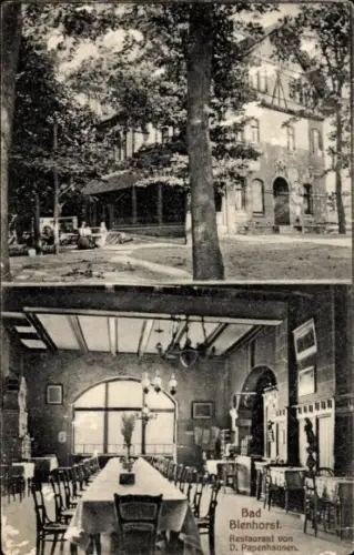 Ak Bad Blenhorst Balge, Restaurant von R. Vollbrecht, Sommerfrische, Moorbäder