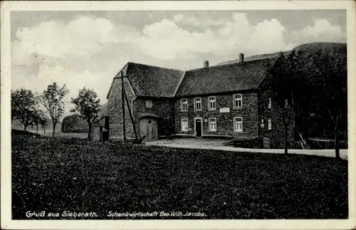 Ak Sieberath Hellenthal in der Eifel, Schenkwirtschaft Wilh. Jacobs