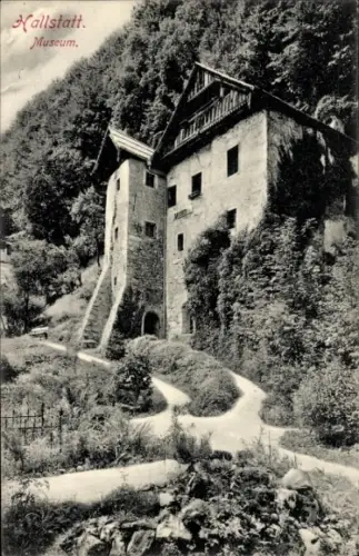 Ak Hallstatt im Salzkammergut Oberösterreich, Museum
