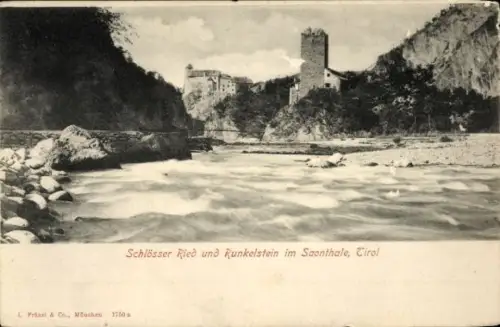 Ak Renon Ritten Südtirol, Schloss Runkelstein, Castel Roncolo, Schloss Ried