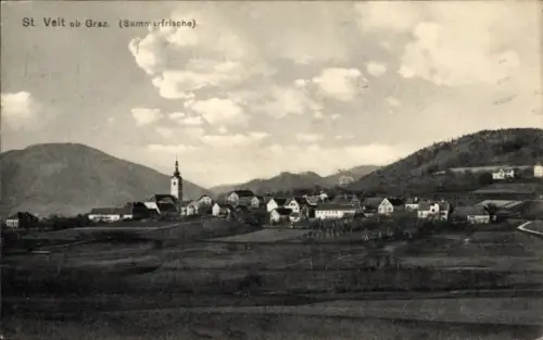 Ak Sankt Veit ob Graz Steiermark, Gesamtansicht