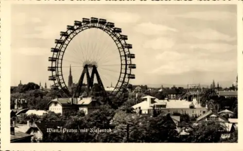 Ak Wien 1 Innere Stadt, Riesenrad, Prater