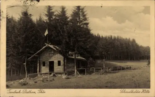 Ak Tambach Dietharz Thüringer Wald, Schmalkalder Hütte