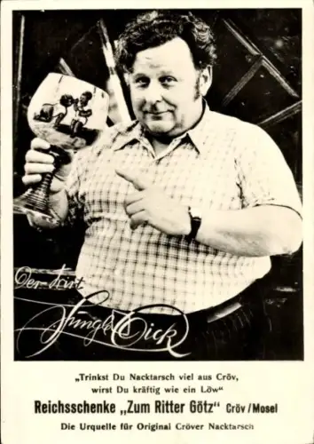 Ak Kröv an der Mosel, Reichsschänke zum Ritter Götz, Jungle Dick, Cröver Nackta*sch