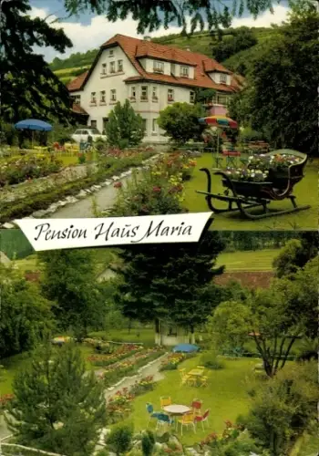 Ak Wallenfels in Oberfranken, Pension Haus Maria