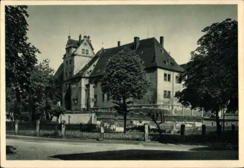 Ak Zwickau in Sachsen, Schloss Osterstein,  altes landesherrliches Schloss, Gefangenenanstalt