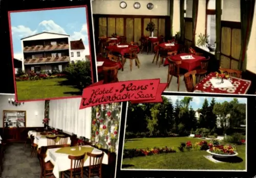 Ak Winterbach St. Wendel im Saarland, Hotel Hans