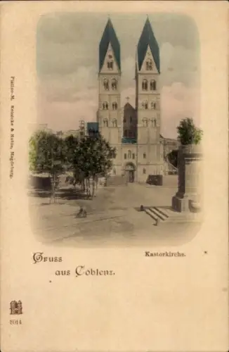 Ak Coblenz Koblenz am Rhein, Kastorkirche