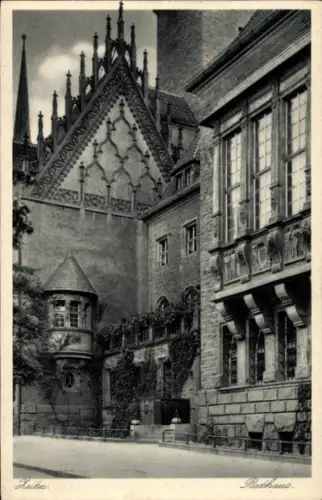 Ak Zeitz im Burgenlandkreis, Rathaus