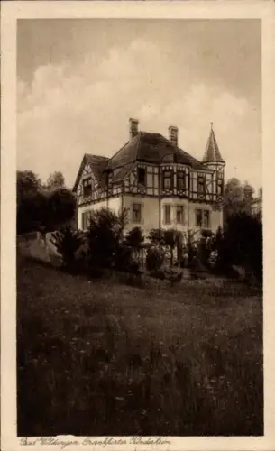 Ak Bad Wildungen Hessen, Frankfurter Kinderheim, Außenansicht