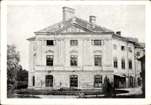 Ak Kaiserebersdorf Wien 11 Simmering, Volksschule