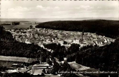 Ak Stübbeken Letmathe Iserlohn im Märkischen Kreis, Luftaufnahme