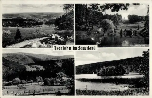 Ak Iserlohn im Märkischen Kreis, Verschiedene Landschaftsansichten, Iserlohn im Sauerland, Rupent