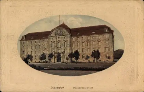 Passepartout Ak Düsseldorf am Rhein, Oberlandesgericht