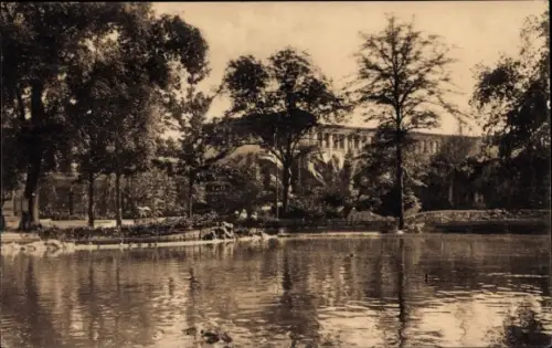 Ak Anvers Antwerpen Flandern, Jardin Zoologique, Vue sur l'Aquarium, Galerie des Reptiles