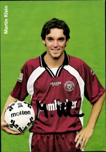 Autogrammkarte Fußballer Martin Klein, Sportfreunde Siegen, Autogramm