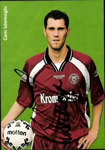 Autogrammkarte Fußballer Cem Islamoglu, Sportfreunde Siegen, Autogramm
