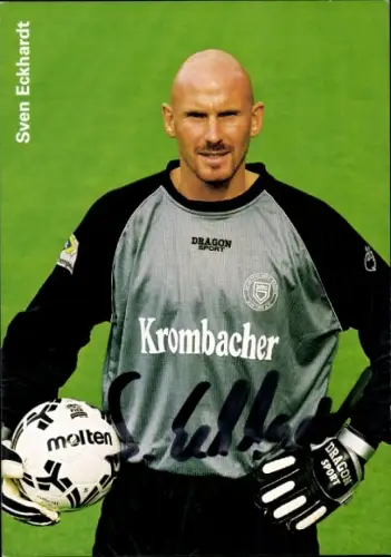 Autogrammkarte Fußballer Sven Eckhardt, Sportfreunde Siegen, Autogramm