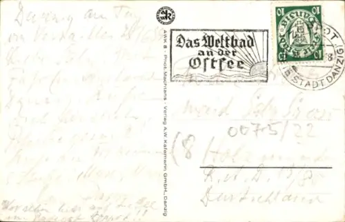 Ak Gdańsk Danzig, Krantor