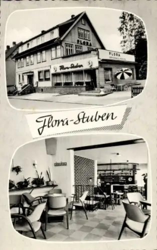 Ak Braunlage im Harz, Flora-Stuben