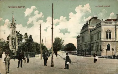 Ak Székesfehérvár Stuhlweißenburg Ungarn, Ligetsori részlet