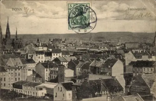 Ak Bonn am Rhein, Gesamtansicht
