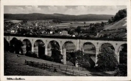 Ak Altenbeken in Westfalen, Viadukt, Gesamtansicht