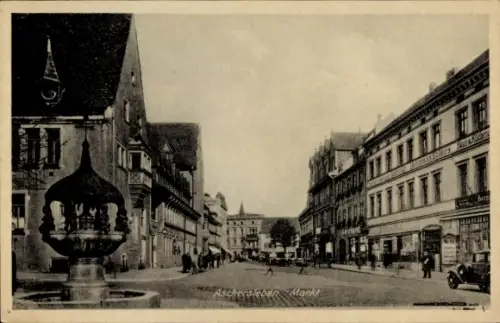 Ak Aschersleben im Salzlandkreis, Markt