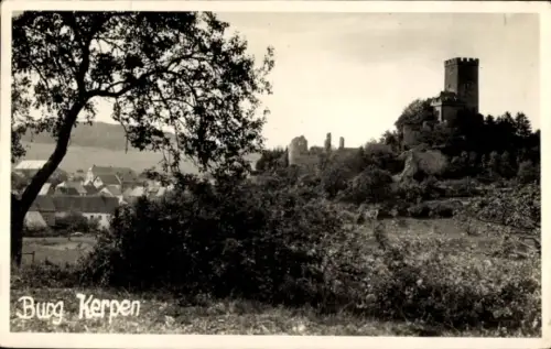 Foto Ak Kerpen in der Eifel, Burg