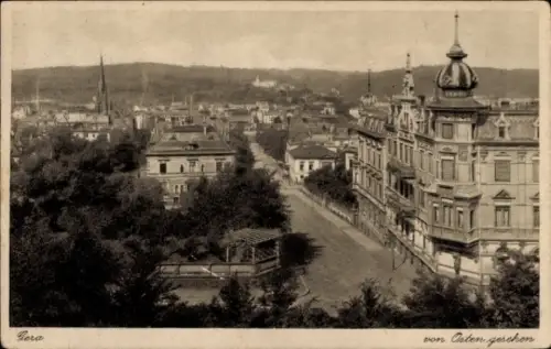 Ak Gera in Thüringen, Gesamtansicht