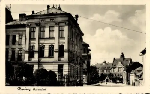 Ak Rumburk Rumburg Region Aussig, Straße, Gebäude