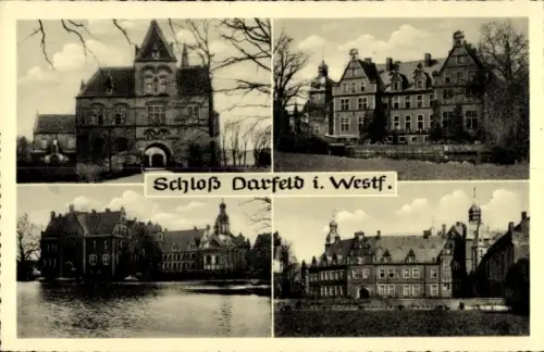 Ak Darfeld Rosendahl in Westfalen, Schloss Darfeld