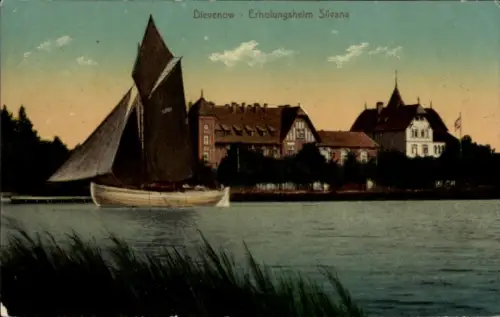 Ak Dziwnów Dievenow in Pommern, Erholungsheim Silvana