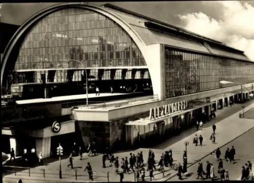 Ak Berlin Mitte, Bahnhof Alexanderplatz