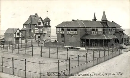 Ak Westende Westflandern, Tennis, Kursaal