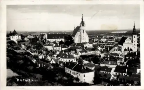 Ak Krems an der Donau Niederösterreich, Stadtansicht, Kirche, Häuser, KREMS