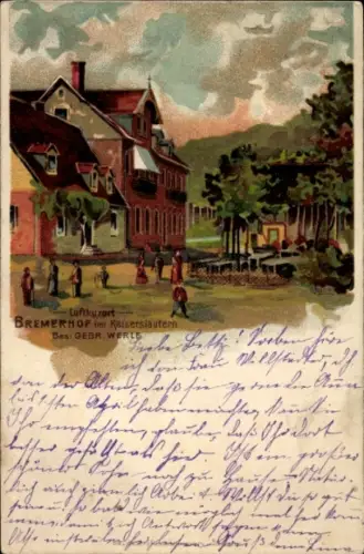 Künstler Ak Kaiserslautern in der Pfalz, Bremerhof