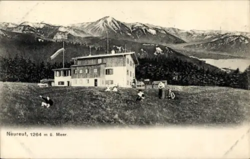 Ak Tegernsee in Oberbayern, Berg Neureuth, Neureut Haus