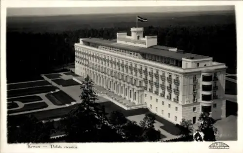 Foto Ak Ķemeri Jūrmala Lettland, Wiesnica, Sanatorium aus der Vogelschau