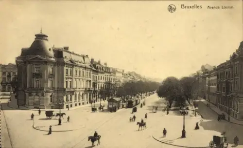 Ak Bruxelles Brüssel, Avenue Louise