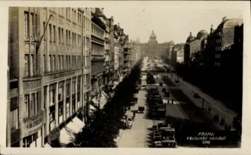 Ak Praha Prag Tschechien, Wenzelsplatz