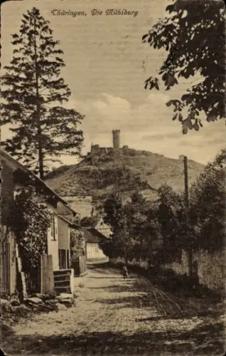 Ak Mühlberg Drei Gleichen Thüringen, Burg Mühlburg