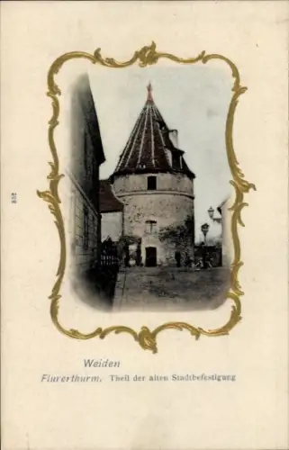 Ak Weiden Kürten in Nordrhein Westfalen,  Flurerthurm, Teil der alten Stadtbefestigung
