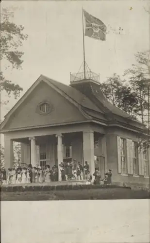 Foto Ak Berlin Charlottenburg Westend, Rennbahn Grunewald, Kaiser Wilhelm II., Kaiserin