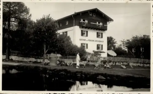 Foto Ak Bayerisch Eisenstein im Bayrischen Wald Niederbayern, Gasthof und Pension Lärchenhof