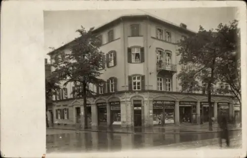 Foto Ak Augsburg in Schwaben, Schaezlerstraße, Geschäft Adolf Stebich, Schaufenster