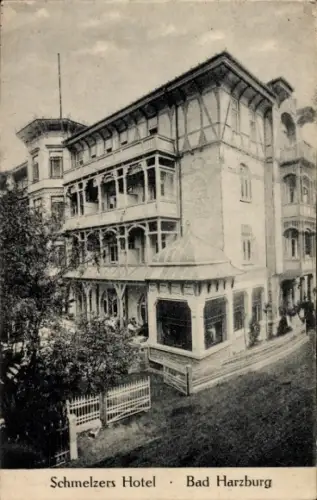 Ak Bad Harzburg am Harz, Schmelzers Hotel,  Hotel Asche, 