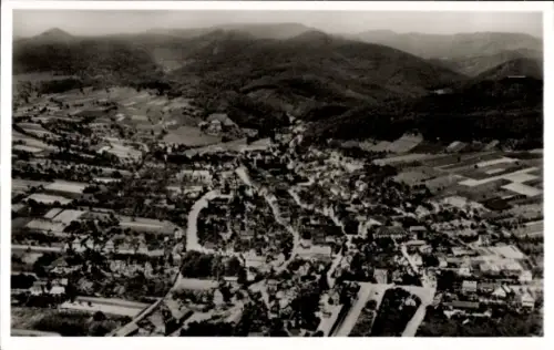 Ak Bad Bergzabern an der Weinstraße Pfalz, Fliegeraufnahme