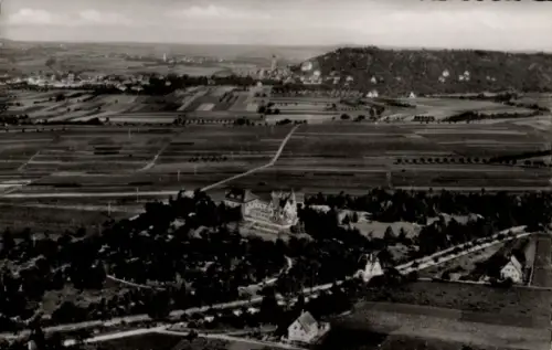 Ak Gültstein Herrenberg in Württemberg, Landschaftsaufnahme, Erholungsheim Gültstein,  Felder, Bä