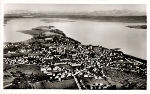 Ak Radolfzell am Bodensee, Luftaufnahme